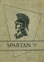 Sparta High School 1957 yearbook cover photo