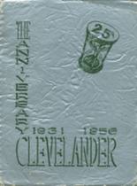 Grover Cleveland High School 202 1956 yearbook cover photo