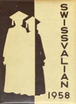 Swissvale High School 1958 yearbook cover photo