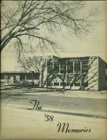 Earlham High School 1958 yearbook cover photo