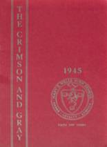 Wells High School 1945 yearbook cover photo