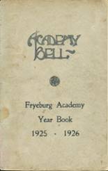 Fryeburg Academy 1926 yearbook cover photo