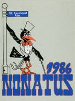 St. Raymond Boys High School 1986 yearbook cover photo