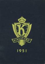 Kingsford High School 1951 yearbook cover photo