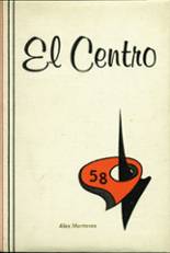 Central High School 1958 yearbook cover photo