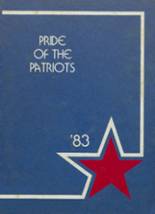 Hardin Central Junior High School 1983 yearbook cover photo