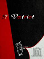 Shields High School 1957 yearbook cover photo