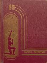 Gotebo High School 1948 yearbook cover photo