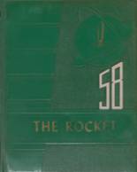 East Corinth Academy 1958 yearbook cover photo