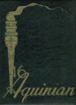 Aquinas College High School 1946 yearbook cover photo
