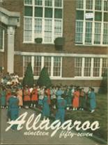 Hutchinson High School 1957 yearbook cover photo