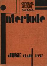 Central High School 1937 yearbook cover photo