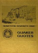 Quaker Valley High School 1971 yearbook cover photo