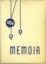 1954 New Knoxville High School Yearbook from New knoxville, Ohio cover image