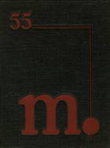 Moline High School 1955 yearbook cover photo