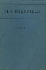 Deerfield-Shields Township High School 1933 yearbook cover photo