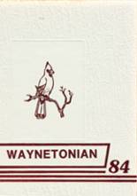 Wayne County High School 1984 yearbook cover photo