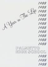 Palmetto High School 1988 yearbook cover photo