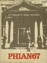 St. Philip Basilica High School 1967 yearbook cover photo
