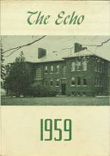 Enosburg Falls High School 1959 yearbook cover photo