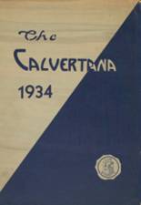 Calvert High School 1934 yearbook cover photo