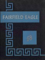 Fairfield High School 1958 yearbook cover photo