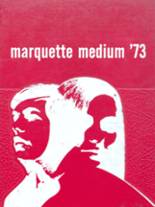 Marquette High School 1973 yearbook cover photo