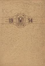 Westport High School 1954 yearbook cover photo