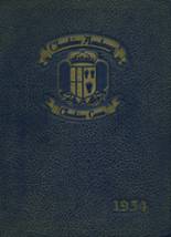 Cheshire Academy 1954 yearbook cover photo