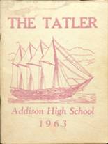 Addison High School 1963 yearbook cover photo