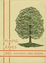 Cherokee High School 1985 yearbook cover photo