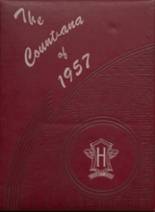 Henderson County High School 1957 yearbook cover photo