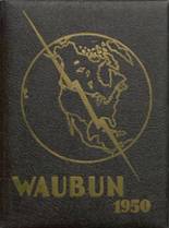 Waupun High School 1950 yearbook cover photo