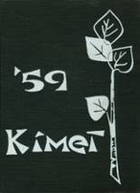 Kimberly High School 1959 yearbook cover photo