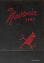 Newton High School 1951 yearbook cover photo