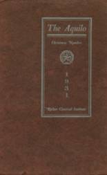1931 Ricker College Yearbook from Houlton, Maine cover image