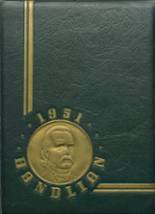 1951 Handley High School Yearbook from Winchester, Virginia cover image