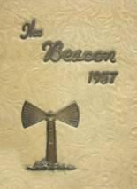 Lewes High School 1957 yearbook cover photo