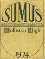 Holliston High School 1974 yearbook cover photo