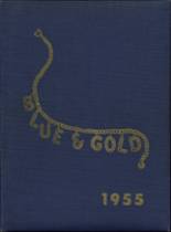 Columbian High School 1955 yearbook cover photo