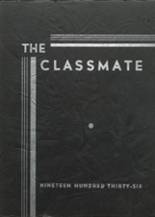 Washington High School 1936 yearbook cover photo