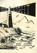 Milbridge High School 1954 yearbook cover photo