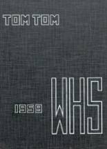 Wicomico High School 1959 yearbook cover photo