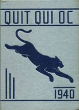 Plymouth High School 1940 yearbook cover photo