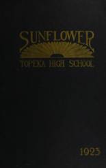 Topeka High School 1923 yearbook cover photo