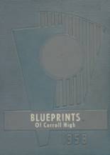 Carroll High School 1958 yearbook cover photo