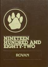 ROWVA High School 1982 yearbook cover photo