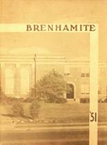 Brenham High School 1951 yearbook cover photo