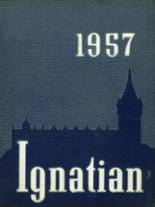 St. Ignatius High School 1957 yearbook cover photo