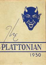 Plattsmouth High School 1950 yearbook cover photo